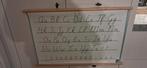 Oude schoolplaat - Letters en cijfers, Antiek en Kunst, Ophalen, Overige thema's