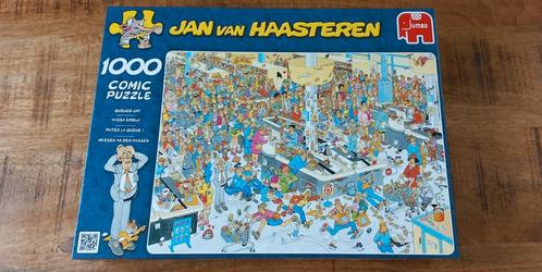 Jan van Haasteren - Kassa erbij - 1000 stukjes, Hobby en Vrije tijd, Denksport en Puzzels, Zo goed als nieuw, Legpuzzel, 500 t/m 1500 stukjes