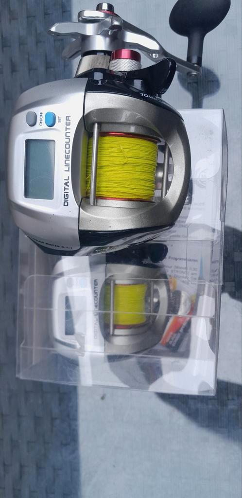 WFT Digital Linecounter 855 LC Nieuw - Zeevissen Molen, Watersport en Boten, Hengelsport | Karpervissen, Nieuw, Molen, Ophalen
