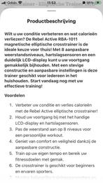 Crosstrainer - Perfect voor Thuis!, Ophalen, Gebruikt, Armen, Crosstrainer