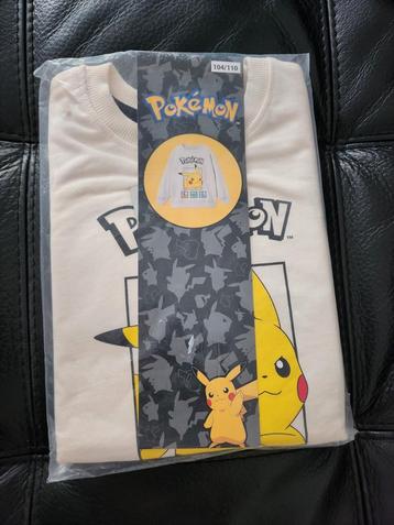 Pokemon Trui Pikachu maat 104/110 - NIEUW *  beschikbaar voor biedingen