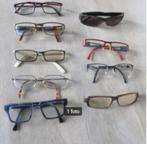 Oude brillen met lees- zon-varifocaal glas dames/heren 9x, Overige merken, Bril, Gebruikt, Ophalen of Verzenden