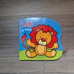 Leo de leeuw kinderboek, Gelezen, Ophalen of Verzenden, Leo de leeuw, Uitklap-, Voel- of Ontdekboek