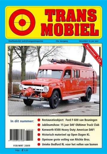 Transmobiel jaargang 2009: nr. 139, 140, 141, 142, 143 beschikbaar voor biedingen