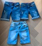 3 denim shorts maat 134-140, Ophalen of Verzenden, Zo goed als nieuw, Jongen, Broek