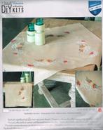 Cado vervaco borduurpakket dekservet, roodborstjes in winter, Ophalen of Verzenden, Nieuw, Handborduren, Borduurpakket