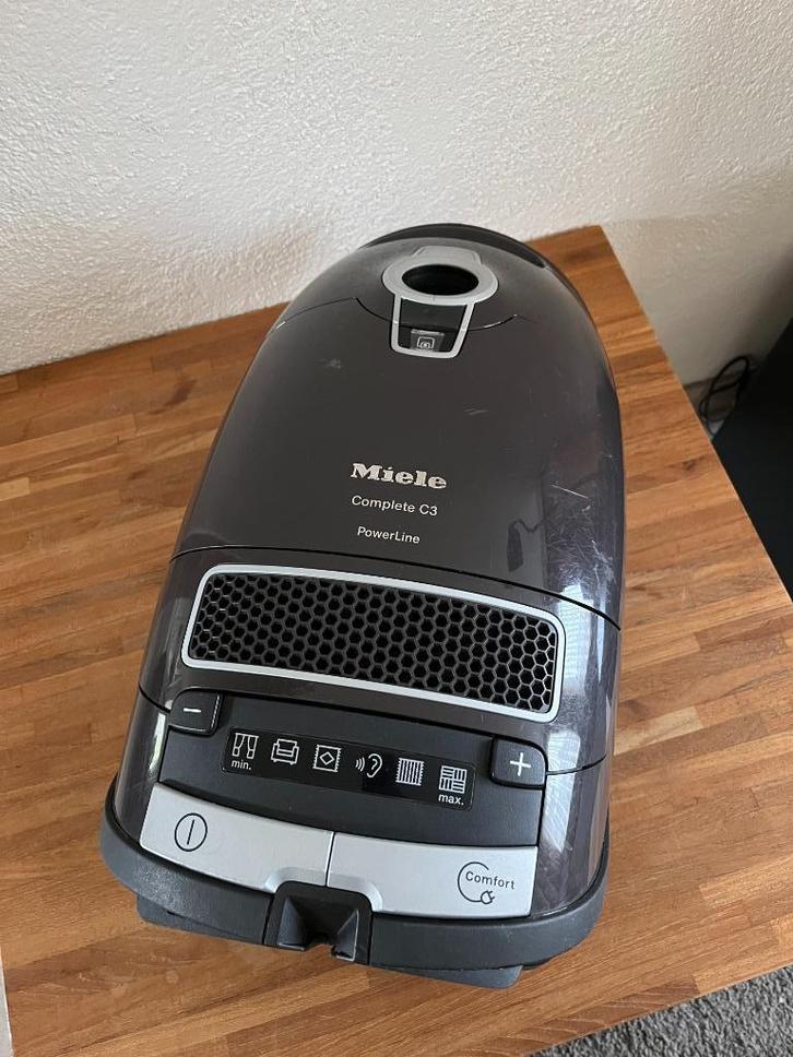 LEES TEXT. Miele Complete C3 Powerline stofzuiger 800 watt ., Witgoed en Apparatuur, Stofzuigers, Stofzuiger, Stofzak, Ophalen of Verzenden