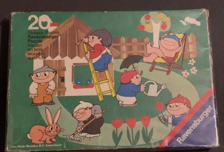 Mainzelmännchen Puzzel - Ravensburger 1976, Verzamelen, Film en Tv, Gebruikt, Ophalen of Verzenden