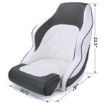 Bootstoel Sport flip up White charcoal, Nieuw