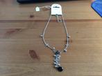 mooie ketting MKM design. met hanger en strass. nieuw, Overige materialen, Nieuw, Ophalen of Verzenden, Met strass