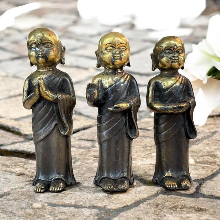 Set Bronzen beelden, Antiek en Kunst, Kunst | Beelden en Houtsnijwerken, Ophalen