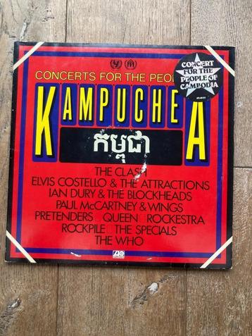 Kampuchea 2lp benefiet concert met Wings, Queen, Who, Clash beschikbaar voor biedingen