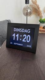 Nieuwe Dementieklok met Medicatie Alarm, Ophalen of Verzenden, Nieuw, Digitaal, Staande klok