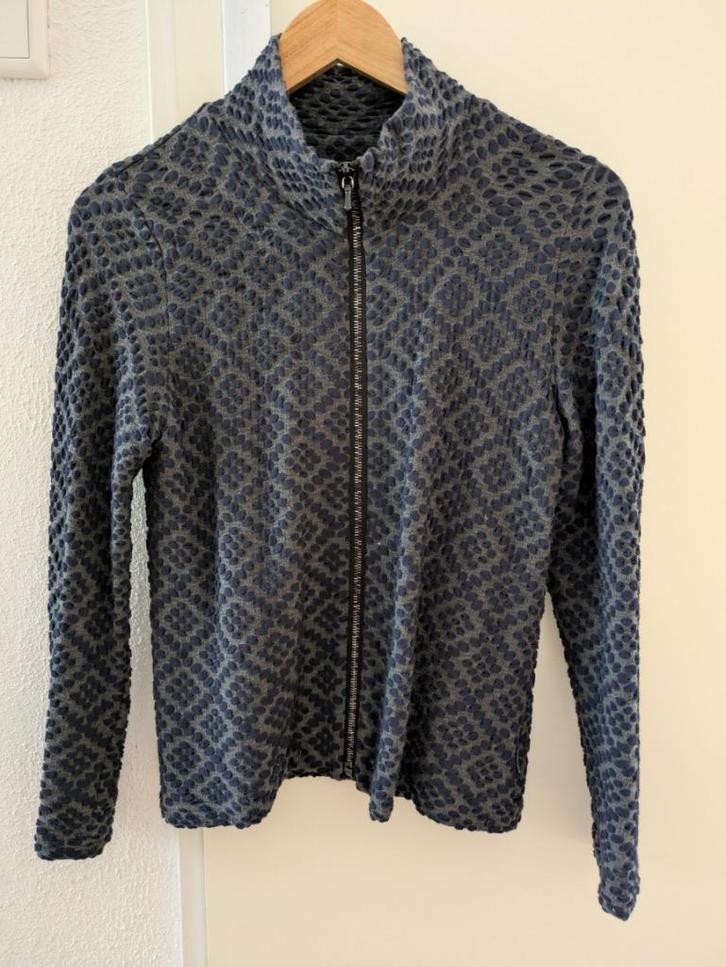 Klok Dames Vestje/Jasje , maat 36 Blauw, Kleding | Dames, Truien en Vesten, Gedragen, Maat 36 (S), Blauw, Ophalen of Verzenden