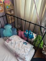 1 persoonsbed, Huis en Inrichting, Ophalen, 90 cm, Eenpersoons, Zwart