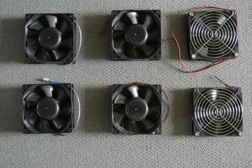 6 Panaflow Mechatronics coolers fan bitcoin antminer rig cpu, Computers en Software, Computerkoelers, Gebruikt, Luchtkoeling, Ophalen