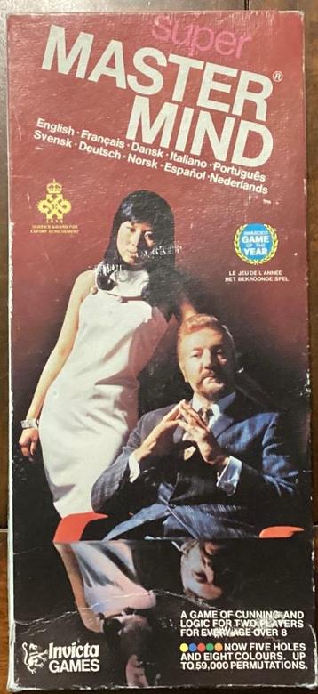 Compleet vintage mastermind spel met 8 kleuren beschikbaar voor biedingen