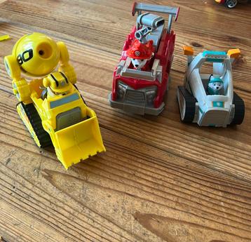 Paw Patrol 3 voertuigen beschikbaar voor biedingen
