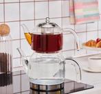 Karaca Panora Familieformaat Glazen Theepot nieuw, Ophalen of Verzenden, Zo goed als nieuw, Glas, Pot, Bus of Blik