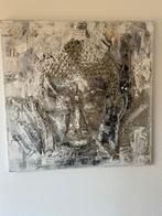 Abstract Buddha Schilderij 100x100cm, Ophalen