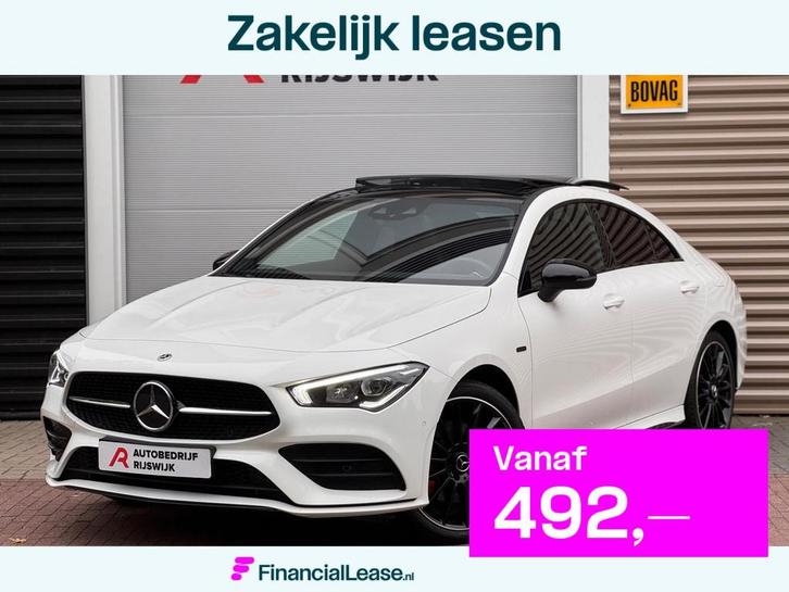 Mercedes-Benz CLA-klasse 250 e Premium Pano/Sfeer/Xenon, Auto's, Mercedes-Benz, Bedrijf, Lease, Financial lease, CLA, ABS, Airbags