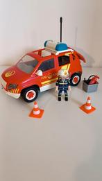 Playmobil 5364 Brandweercommandant met dienstwagen met licht, Ophalen of Verzenden, Zo goed als nieuw
