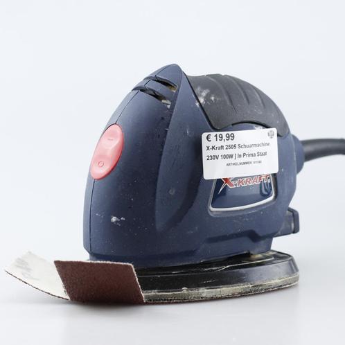 X-Kraft 2505 Schuurmachine 230V 100W ] In Prima Staat, Doe-het-zelf en Verbouw, Gereedschap | Schuurmachines, Zo goed als nieuw