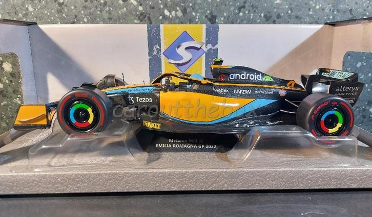 McLaren MCL36 #4 1/18 Solido Sol065, Hobby en Vrije tijd, Modelauto's | 1:18, Nieuw, Auto, Solido, Verzenden