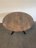 Ronde eettafel HPL roest 120cm / 130cm, Rond, Ophalen of Verzenden, Zo goed als nieuw, Info@betaalbaar-design.nl