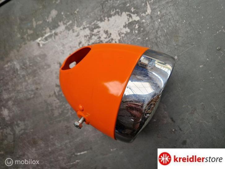 Kreidler Druppel koplamp geheel compleet, Fietsen en Brommers, Brommeronderdelen | Kreidler, Gebruikt, Ophalen of Verzenden