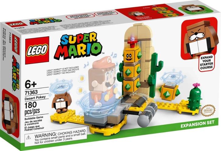 71363 - Super Mario: Desert Pokey, Kinderen en Baby's, Speelgoed | Duplo en Lego, Nieuw, Lego, Complete set, Ophalen of Verzenden