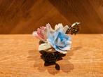 Vintage Porseleinen Bloemen Ornament, Ophalen of Verzenden