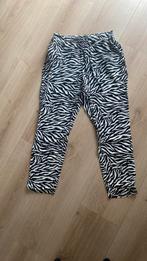 Leuke broek met zebraprint, Ophalen of Verzenden, Zo goed als nieuw, Zwart