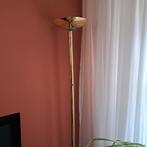 2 Stuks Staande Messing Halogeen Lampen, Huis en Inrichting, Lampen | Vloerlampen, Ophalen, Gebruikt, Metaal, 150 tot 200 cm