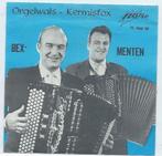 Bex-Menten- Orgelwals Telstar, Verzenden, Zo goed als nieuw, Overige formaten, Levenslied of Smartlap