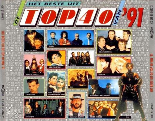 cd van Het Beste Uit De Top 40 Van '91 [2cd], Cd's en Dvd's, Cd's | Pop, Gebruikt, 1980 tot 2000, Verzenden