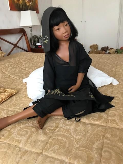 gotz pop van philip heath 100 cm jerteh, Verzamelen, Poppen, Zo goed als nieuw, Pop, Levensecht of Reborn, Ophalen of Verzenden