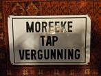 Emaille. Tap vergunning. Mancave., Verzamelen, Ophalen of Verzenden, Gebruikt, Reclamebord
