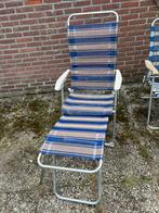 degelijke lichtgewicht Lallemand 3 standen relaxstoel voet, Ophalen of Verzenden, Zo goed als nieuw, Aluminium