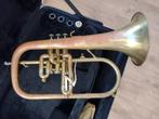 Flugelhorn, Muziek en Instrumenten, Blaasinstrumenten | Trompetten, Ophalen of Verzenden, Gebruikt, Overige typen, Met koffer