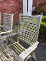 Hartman teak tuinstoelen, Tuin en Terras, Ophalen, Gebruikt, Teakhout