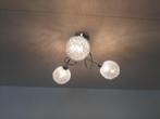 Plafondlamp met 3 bolletjes (3 stuks), Modern, Zo goed als nieuw, Ophalen, Glas