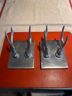 Herten geweien muurdecoratie - 2 stuks, Ophalen of Verzenden, Gebruikt