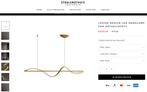 Hanglampen Louise Goudkleur nieuw in de doos, Huis en Inrichting, Lampen | Hanglampen, Ophalen, Nieuw, Metaal, Minder dan 50 cm
