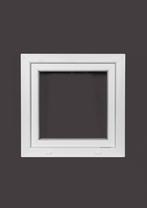 Kunststof Kozijn Draaikiep  B60 H60cm Wit, Niet ingevuld, Kunststof, Raamkozijn, Niet ingevuld