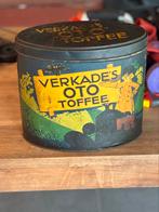 Verkade Oto Toffee (nacht) blik, Verzamelen, Blikken, Ophalen of Verzenden, Gebruikt, Koek(jes), Verkade