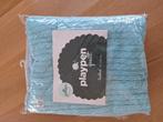 Supernetjes boxkleed Jollein blauw met kabelprint, Ophalen of Verzenden, Zo goed als nieuw, Rechthoekig, Boxkleed