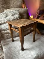 Antiek plantentafeltje van hout - vierkant model, Ophalen of Verzenden