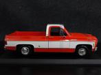 Maisto 1:18 1974 Chevrolet C10 Cheyenne Super rood-wit, Maisto, Auto, Onbekend, Nieuw