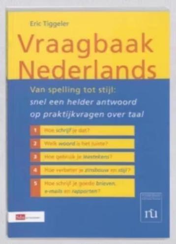 Vraagbaak Nederlands van spelling tot stijl beschikbaar voor biedingen
